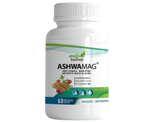 Ashwamag-magnésium marin-vitamine B6-biotree
